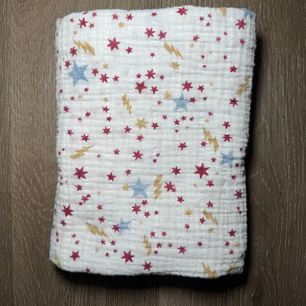 aden + anais Harry Potter Swaddle Blanket Unisex Baby OS White Stars Lightning